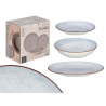 STOVIGLIE PORCELLANA 12 PZ GRIGIO