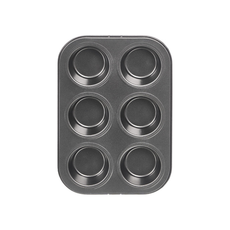 MOULE RECTANGULAIRE ACIER 6 TROUS GRIS