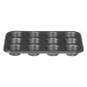 GREY RECTANGULAR 12CUP MUFFIN PAN