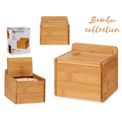 SALERO BAMBU CON TAPA BAMBU 14CM