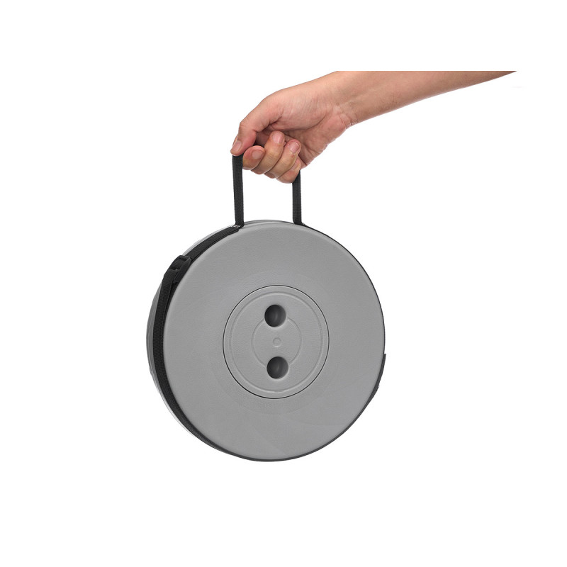 TABURETE PLEGABLE GRIS