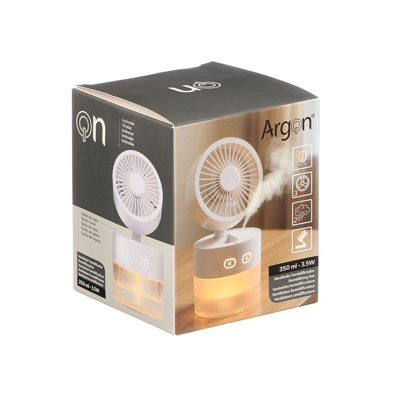 VENTILADOR SOBREMESA HUMIDIFICADOR
