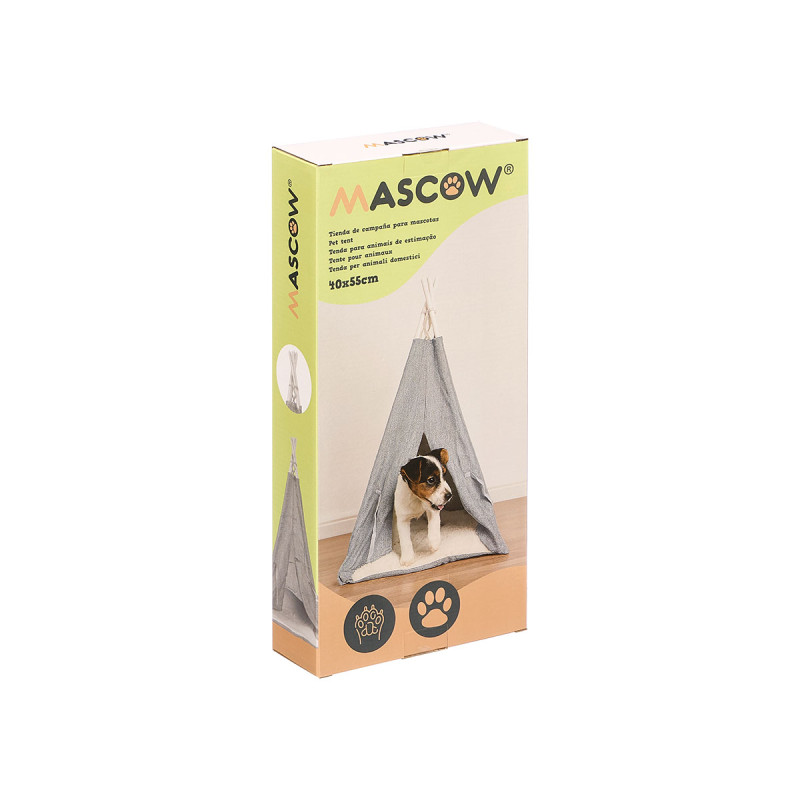 LIGHT GRAY PET TENT