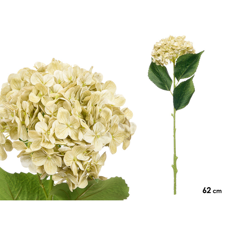 BRANCHE FLEURS 62CM VERT