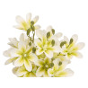 5 BRANCHES STEM 20 WHITE FLOWERS 55CM