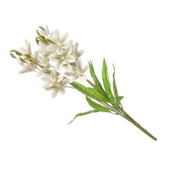 ASTA 5 RAMI 20 FIORI 55CM VERDE INVECCHIATO