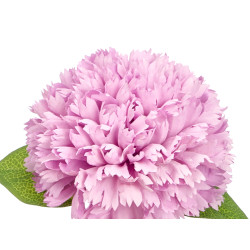 BRANCHE BOUQUET 5 POMPONS 57CM LILAS