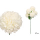 ASTA RAMO 5 POMPON 57CM BIANCO