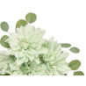 5 OPEN GREEN FLOWERS 36CM