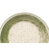 PLATO HONDO PATINADO VERDE 20,5CM