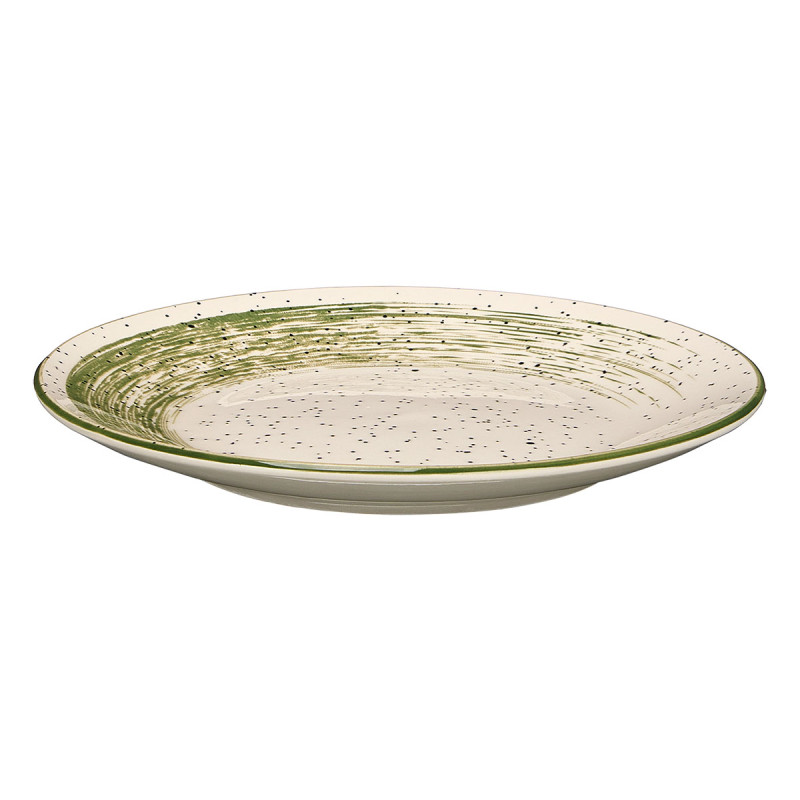 SIDE PLATE GREEN BRUSHED FINISH 19,5CM