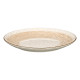 DINNER PLATE BROWN BRUSHED FINISH 26CM