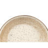 ASSIETTE CREUSE PATINÉE MARRON 20,5CM