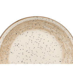 ASSIETTE À DESSERT PATINÉE MARRON 19,5CM