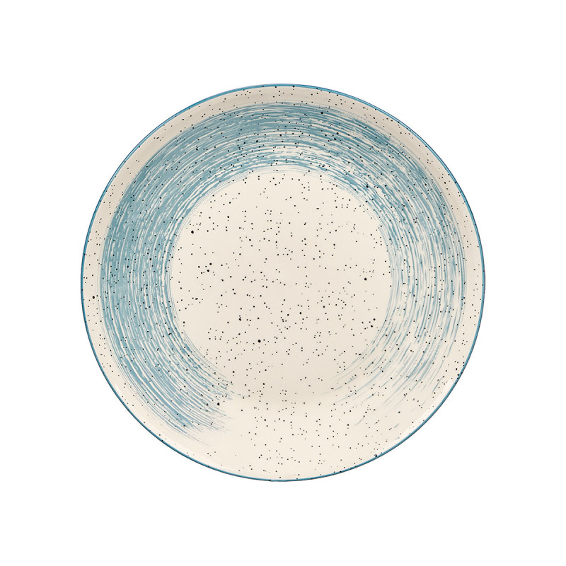 PRATO LISO PATINADO AZUL 26CM