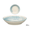 SOUP PLATE BLUE BRUSHED FINISH 20,5CM