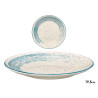 PLATO POSTRE PATINADO AZUL 19,5CM