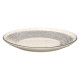 DINNER PLATE GRAY BRUSHED FINISH 26CM