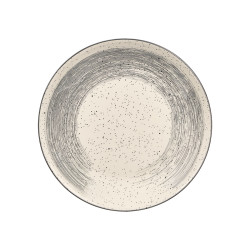 ASSIETTE PLATE PATINÉE GRIS 26CM