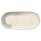 OVAL PLATTER GRAY BRUSHED FINISH