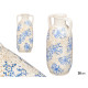 VASO NONNA 2 MANICI BLU BEIGE 38CM