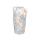 VASE NONNA 2 ANSES BLEU BEIGE 29CM