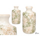 JARRON NONNA BOTELLA VERDE BEIGE 27CM