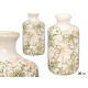 NONNA BOTTLE VASE GREEN BEIGE 20,5CM