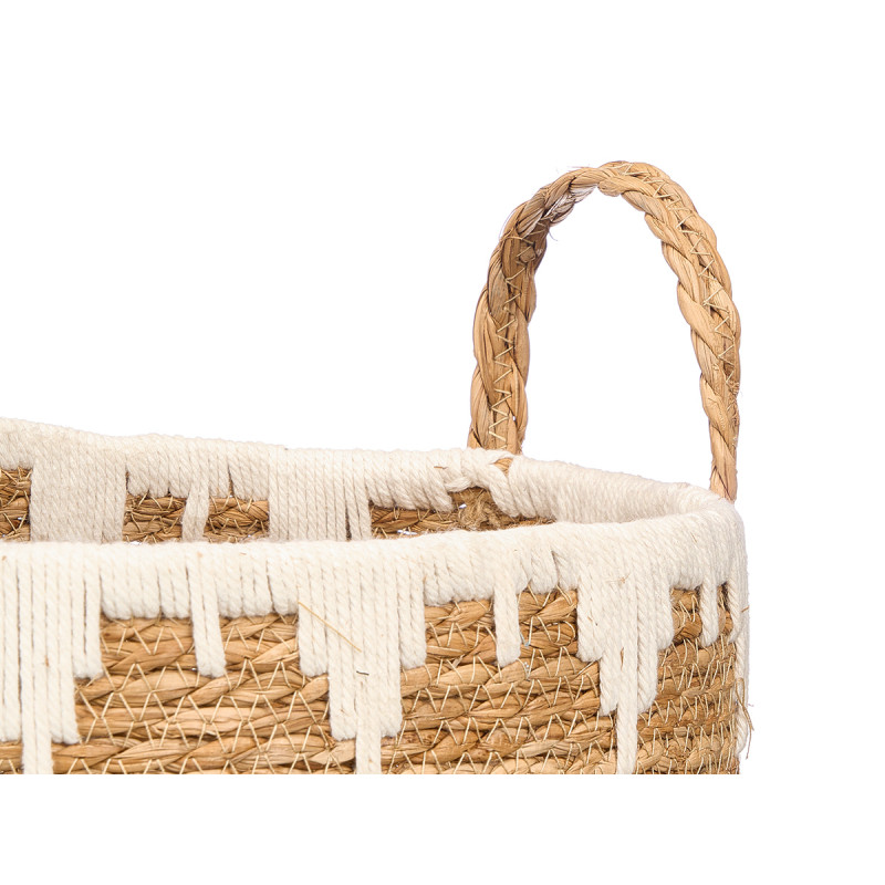 ENSEMBLE 2 JARDINIÈRES À BORD BLANC