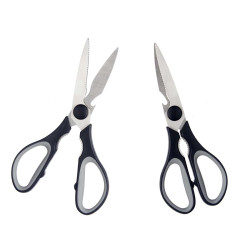 KITCHEN SCISSORS WITH BLACK HANDLE