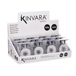 BILANCIA 1KG CONTENITORE 400ML RETTANGOLARE TRASPA