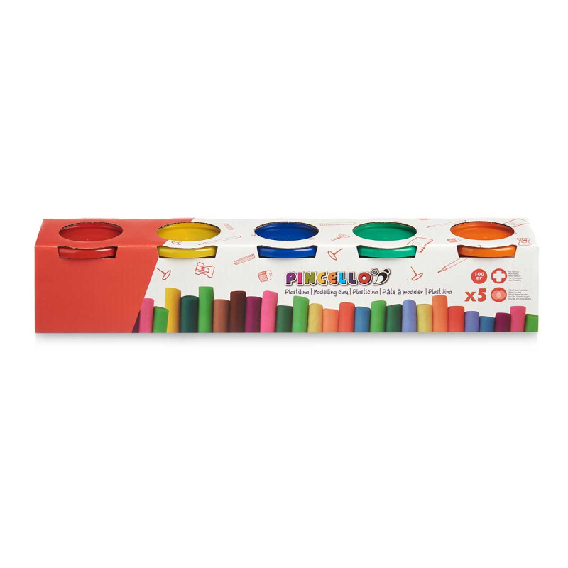 SET 5 MODELLING CLAY 100 GRAMS