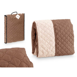 TWO SEATS BROWN SOFA COVER