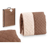 TWO SEATS BROWN SOFA COVER