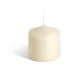 CREAM WAD CANDLE 8CM