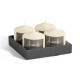 CREAM WAD CANDLE 8CM