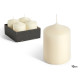 CANDELA BLOCCO CREMA 10 CM