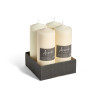 CREAM WAD CANDLE 20CM