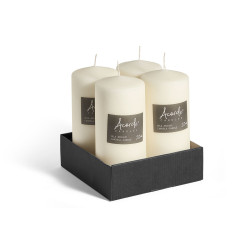 CANDELA BLOCCO CREMA LARGA 20 CM