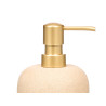 DOSIFICADOR BAÑO BEIGE POLIRESINA