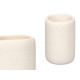 BICCHIERE RESINA BAGNO BIANCO