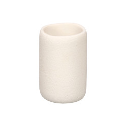 GOBELET EN RÉSINE BLANC POUR SALLE BAIN