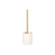 WHITE POLYRESIN TOILET BRUSH HOLDER