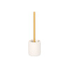 WHITE POLYRESIN TOILET BRUSH HOLDER