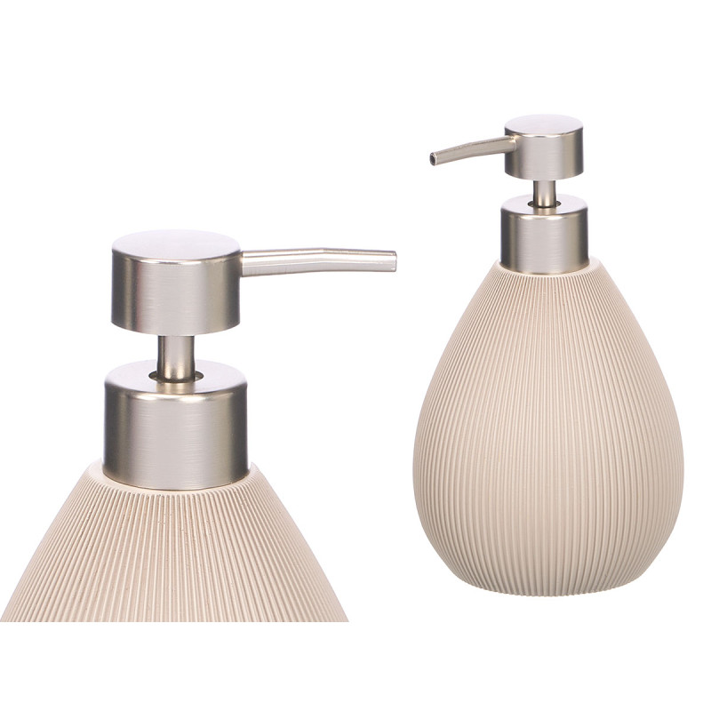 DISTRIBUTEUR OVALE GRIS RAYÉ