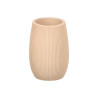 VASO POLIRESINA BAÑO BEIGE RAYAS