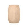 VASO POLIRESINA BAÑO BEIGE RAYAS