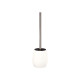WHITE STRIPED POLYRESIN TOILET BRUSH