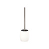 WHITE STRIPED POLYRESIN TOILET BRUSH