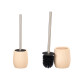 BEIGE STRIPED POLYRESIN TOILET BRUSH